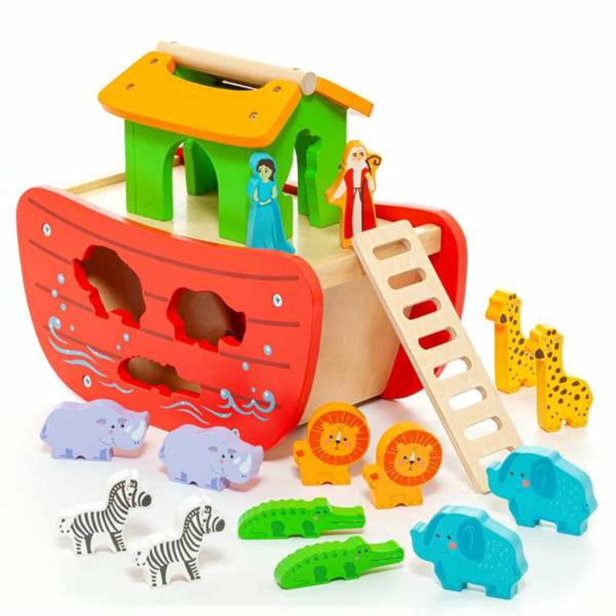 Playset Moltó Noah's ark Holz 17 Stücke Playset Moltó Noah's ark Holz 17 Stücke von Moltó