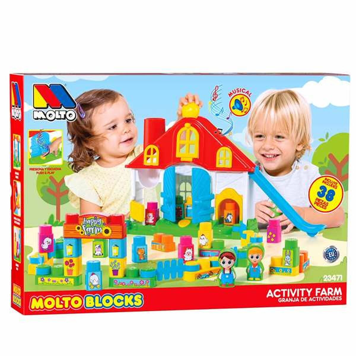 Playset Moltó Sound Bauernhof 38 Stücke Playset Moltó Sound Bauernhof 38 Stücke von Moltó