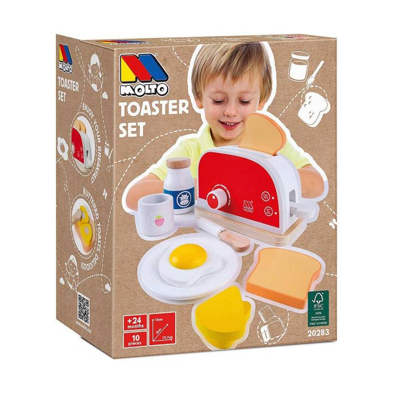 Spielzeug-Toaster Moltó Toaster Set von Moltó