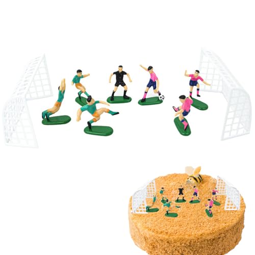 9-teiliges Fußball-Kuchendekorationsset, Fußball-Geburtstagsparty-Dekoration, Fußball-Kuchenaufsätze für Themenpartys und Feiern 9-teiliges Fußball-Kuchendekorationsset, Fußball-Geburtstagsparty-Dekoration, Fußball-Kuchenaufsätze für Themenpartys und Feiern von Molygar