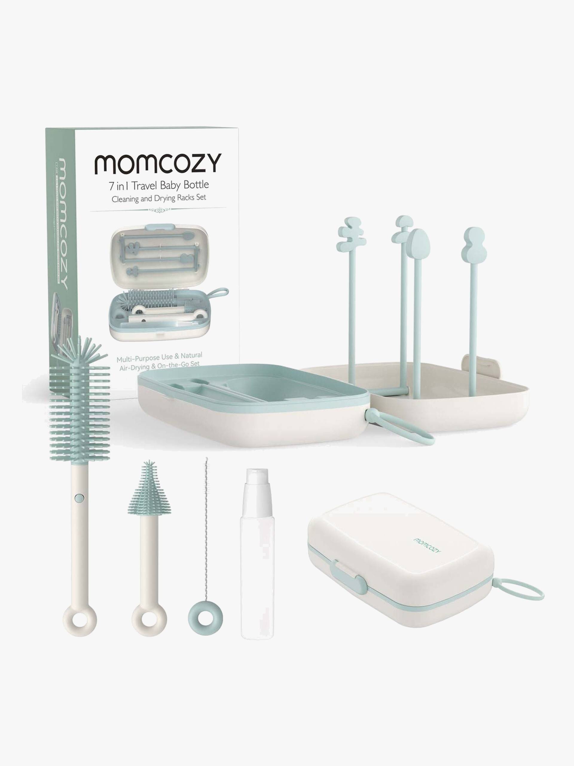 Momcozy 7-In-1 Flaschenbürsten Set, Grün Momcozy 7-In-1 Flaschenbürsten Set, Grün von Momcozy