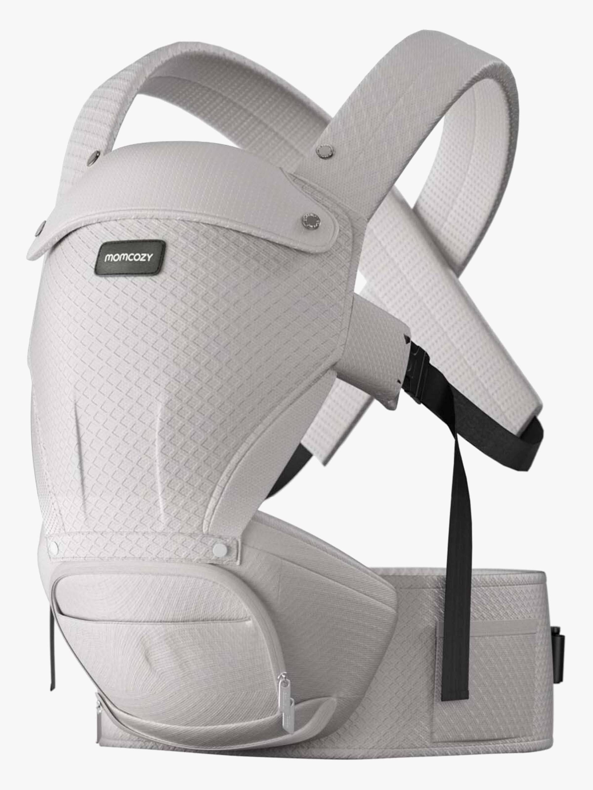Momcozy Babytrage &  Hüftsitz, Grau von Momcozy