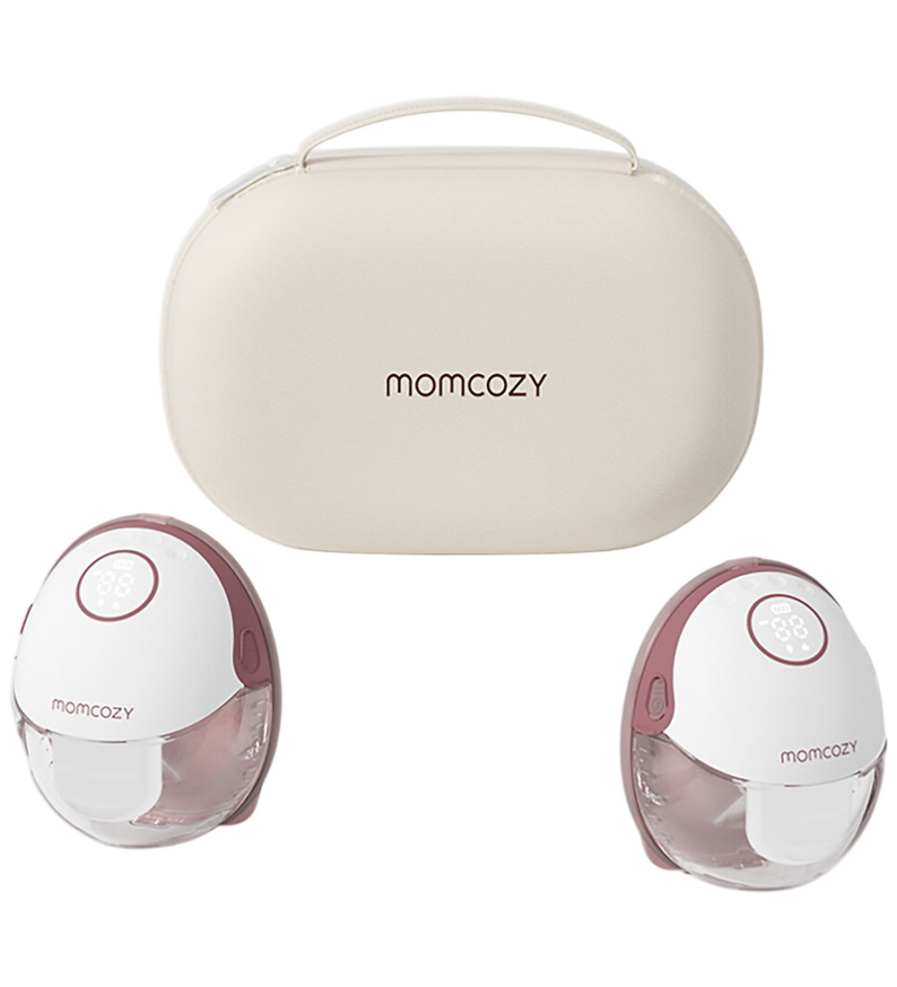 Momcozy Brustpumpen - M6 Mobile Stil Double - Cozy Rot - Momcozy - One Size - Milchpumpe von Momcozy