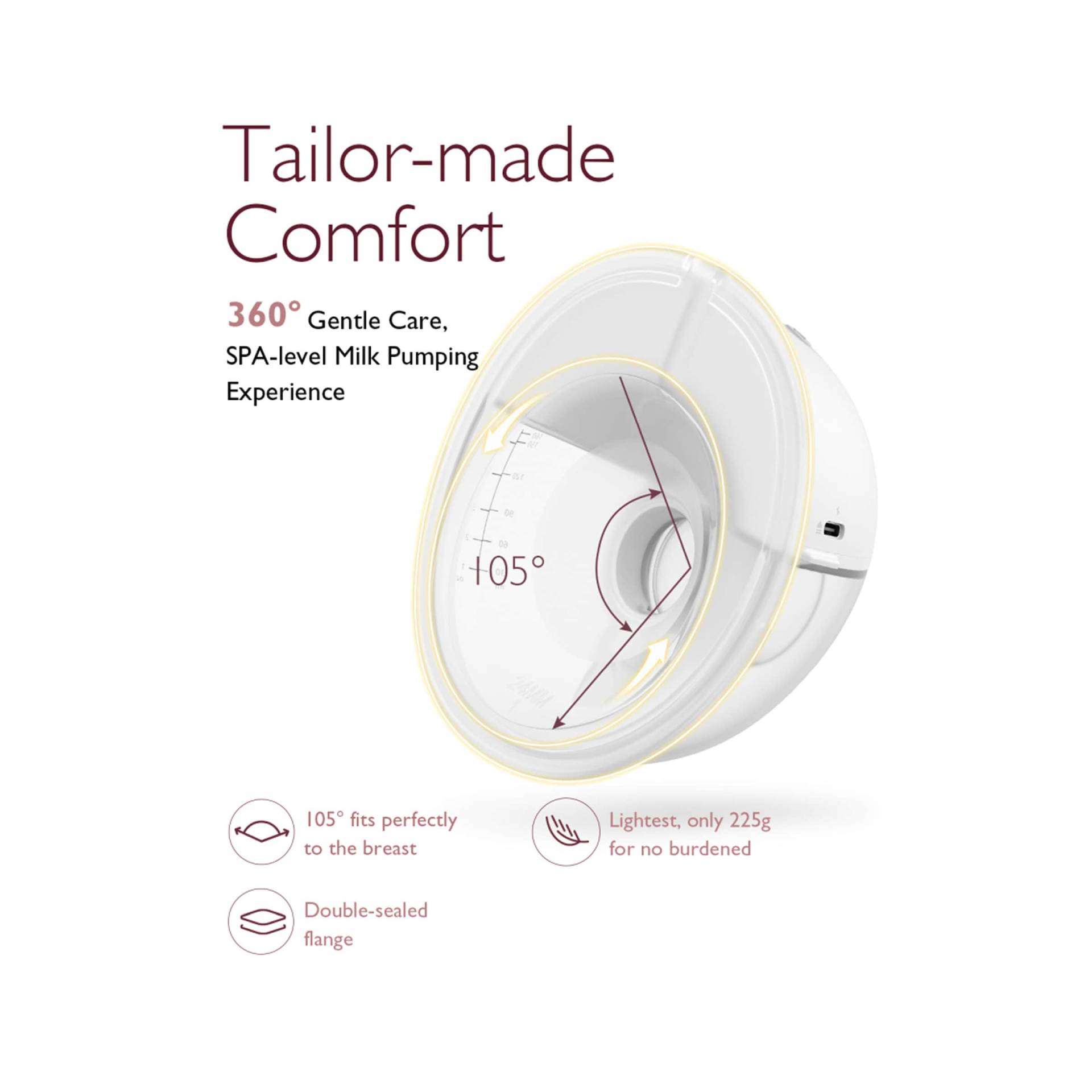 Momcozy Elektrische Doppelmilchpumpe M5, tragbar Momcozy Elektrische Doppelmilchpumpe M5, tragbar von Momcozy