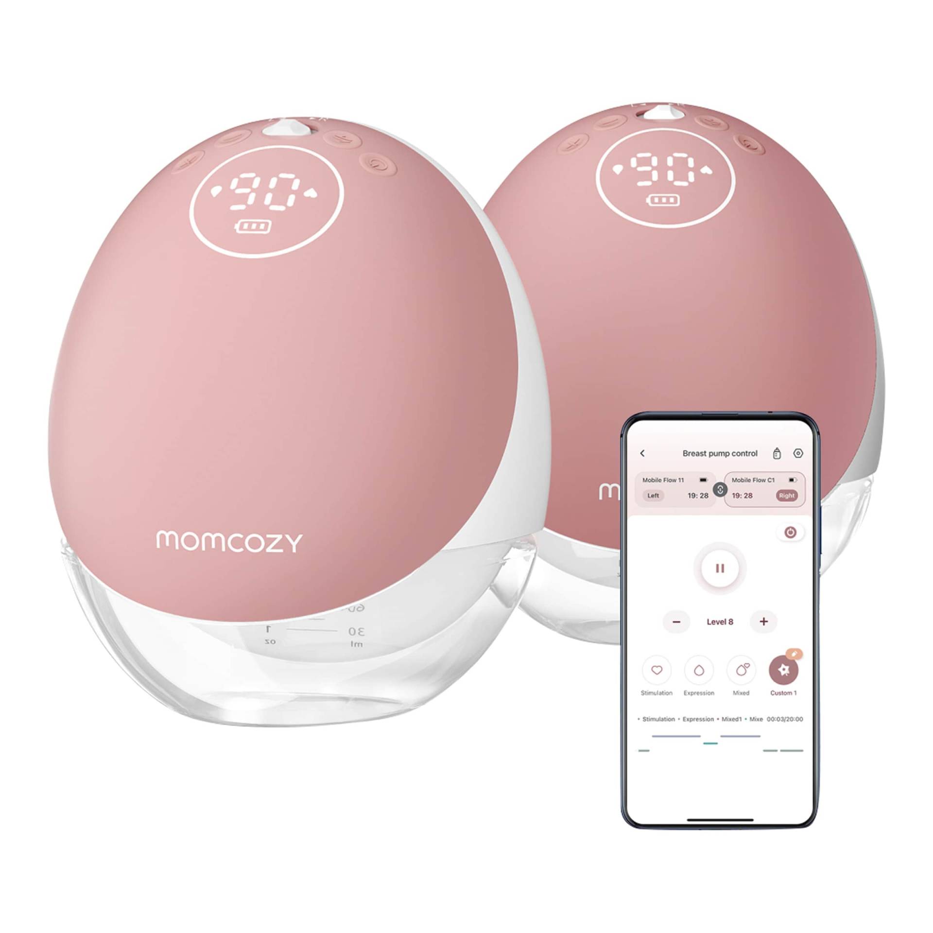 Momcozy Elektrische Doppelmilchpumpe M9, tragbar von Momcozy