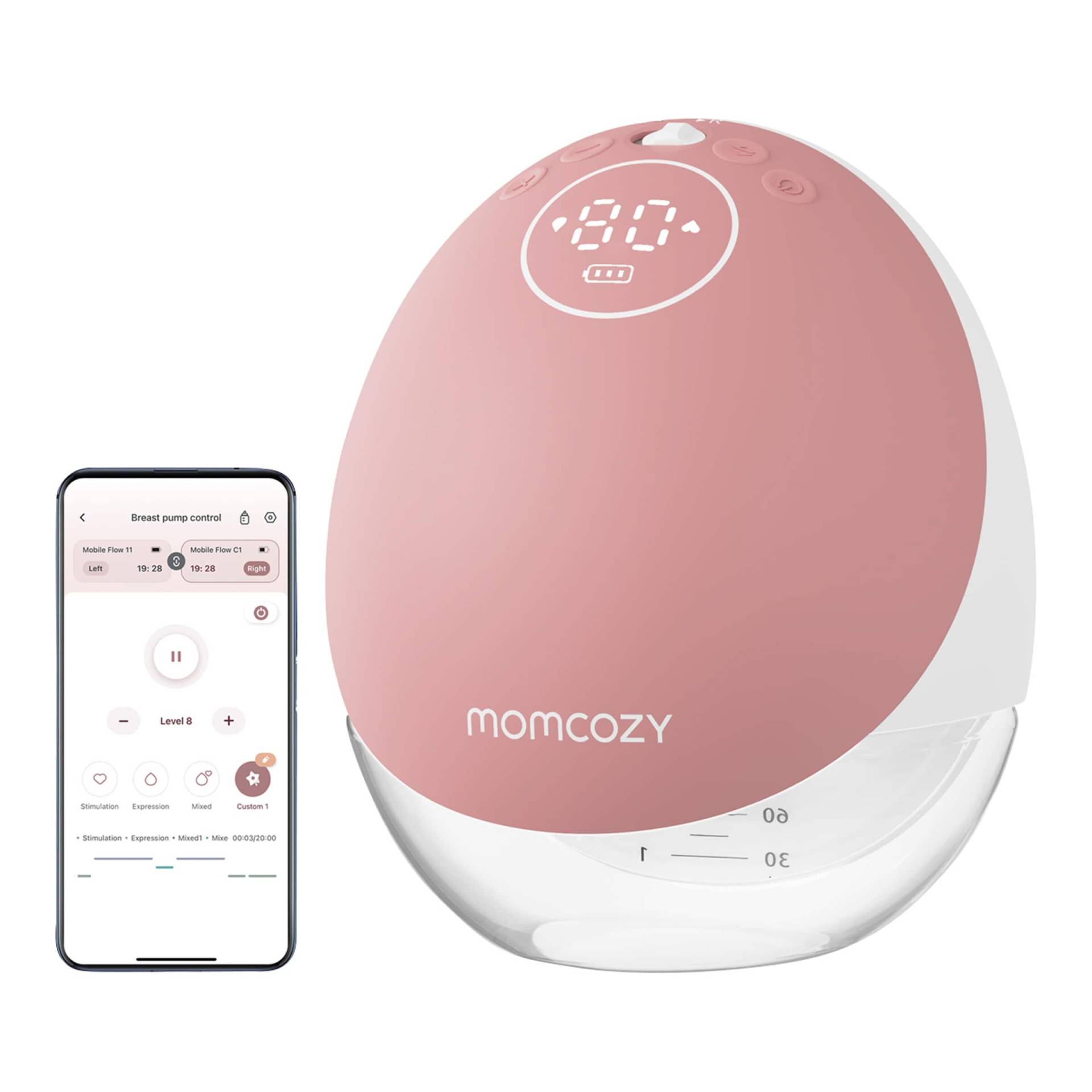 Momcozy Elektrische Milchpumpe M9, tragbar von Momcozy