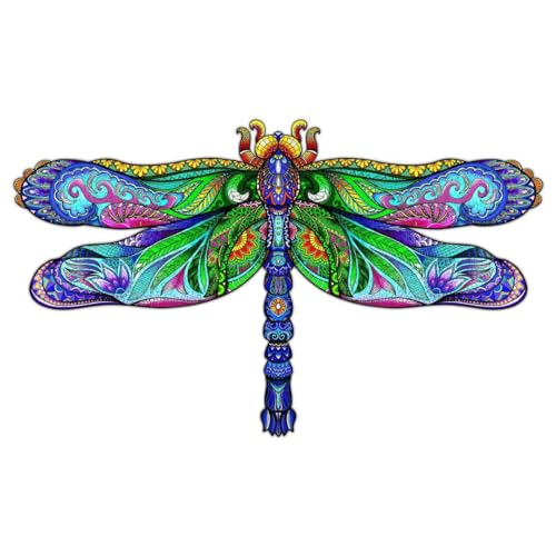Puzzle Holz Königliche Libelle XL - Holzpuzzle für Erwachsene und Kinder, einzigartige Designs und Verarbeitung, weckt die Phantasie und Kreativität für alle Altersgruppen, ein unvergessliches und Puzzle Holz Königliche Libelle XL - Holzpuzzle für Erwachsene und Kinder, einzigartige Designs und Verarbeitung, weckt die Phantasie und Kreativität für alle Altersgruppen, ein unvergessliches und von Moments HAFTDIAMENTOWY.PL