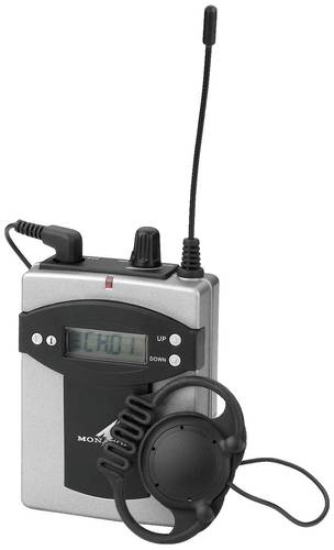 Monacor TXA-800R Headset Mikrofon-Empfänger Übertragungsart (Details):Funk, Kabellos Metallgehäus von Monacor