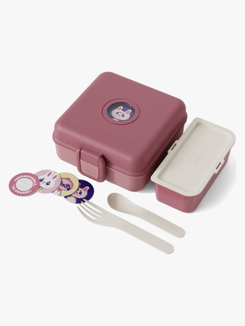 Monbento Snacky Bento Brotdose, Pink Blush von Monbento