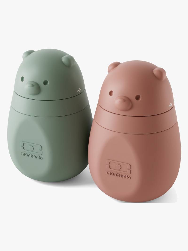 Monbento Yummy Quetschbeutel 2er-Pack, Pink Mocca/Green Monbento Yummy Quetschbeutel 2er-Pack, Pink Mocca/Green von Monbento