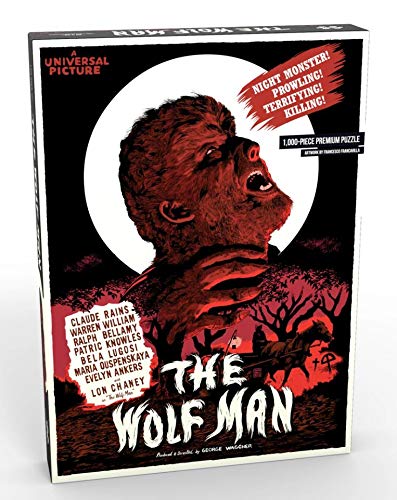 Francesco Francavilla The Wolf Man Premium-Puzzle, 1000 Teile von Mondo Games