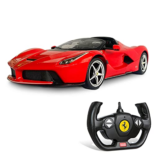 Mondo Motors, FERRARI LAFERRARI APERTA, Modell im Maßstab 1: 14, Geschwindigkeit bis zu 10 km / h, Spielzeugauto für Kinder - 63447 von Mondo