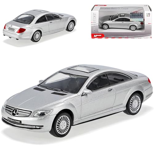 Mondo Motors Mercedes-Benz C216 Cl-klasse Coupe Silber C 216 1/43 Modell Auto Modellauto von Mondo Motors