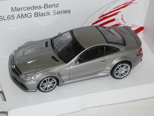 MONDO MOTORS Mercedes-Benz Sl65 Sl 65 AMG Black Series Grau Coupe 1/43 Modellauto Modell Auto von Mondo Motors