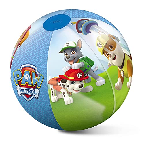 Mondo Toys - PAW PATROL Beach Ball - Strandball, aufblasbar 50 cm, verziert in den Farben - 16630 von Mondo