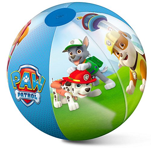 Mondo Toys - PAW PATROL Beach Ball - Strandball, aufblasbar 50 cm, verziert in den Farben - 16630 von Mondo