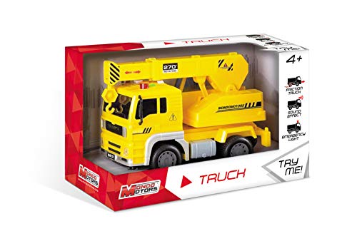 Mondo 51173 mezzi da lavoro Motors Friction Trucks, Mehrfarbig von Mondo