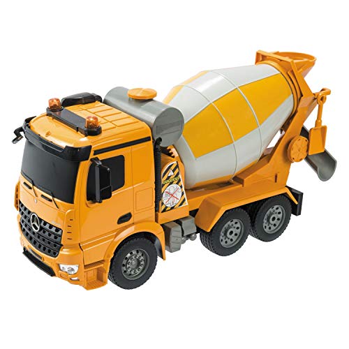 Mondo 63513 AROCS Mercedes-Benz Betonnier, LKW, Kinder, Orange, 1:20 von Mondo