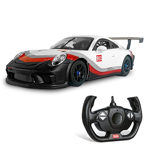 Mondo Motors, PORSCHE 911 GT3 CUP, Modell im Maßstab 1: 14, Geschwindigkeit bis zu 10 km / h, Spielzeugauto für Kinder - 63530 von Mondo