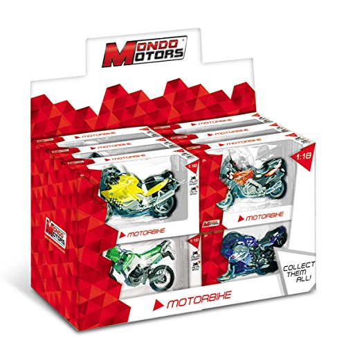 Mondo 8001011550012 Other License Motorbike Sortiment 1/18 55001 Motorrad Spiel männlich Kinder 690, Mehrfarbig, 15.7 x 10.7 x 7.1 von MONDO