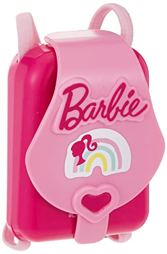 Mondo Barbie Make-Up Set 40002, Rucksack/Armband, enthält 3 kompakte Lidschatten, 1 Lipgloss, 1 Applikator, 1 Spiegel, Multicolore von Mondo
