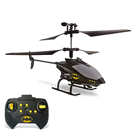 Mondo - Batman RC Helicopter Motors Helicopter-2x Channel-63700, Farbe Hellblau/Schwarz, Einheitsgröße, 63700 von Mondo