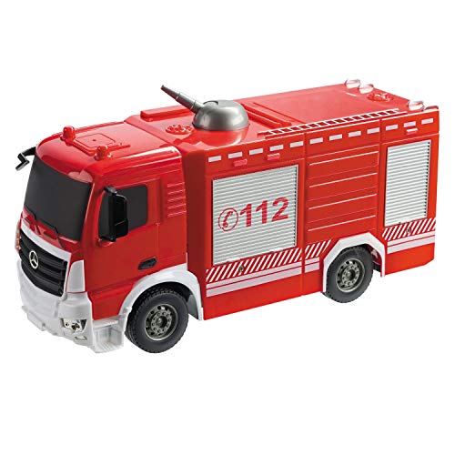 Mondo Mercedes-Benz Antos Fire Feuerwehrauto LKW Samu 63516, rot, 1:26 von Mondo