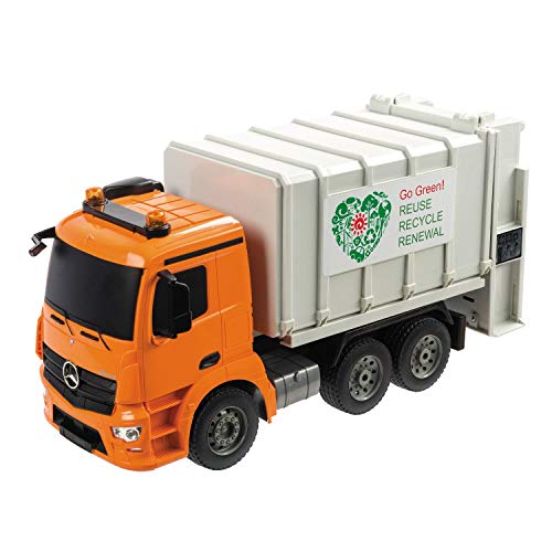 Mondo- Mercedes Arocs Mülleimer, LKW, Radio Command, 63523, Grau, 1:20 Mondo- Mercedes Arocs Mülleimer, LKW, Radio Command, 63523, Grau, 1:20 von Mondo