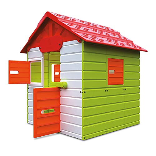 Mondo Mini Ciabot Garden House 32000 Spielhaus für Kinder, für den Innen-und Außenbereich, Mehrfarbig, S von Mondo