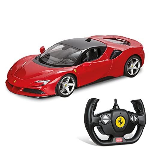 Mondo Motors, FERRARI SF90 STRADALE, Modell im Maßstab 1: 14, Geschwindigkeit bis zu 10 km / h, Spielzeugauto für Kinder - 63659 von Mondo