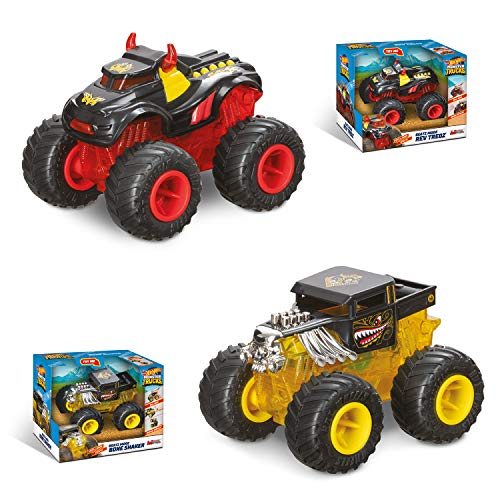 Mondo Motors 51227 Hot Wheels Monster Trucks Beatz Mode mit Licht- und Soundeffekten und Hecklader für Kinder, 24 x 11 x 5 cm, Spielzeug ab 3 bis 8 Jahre, Livrea Hot Wheels von Mondo