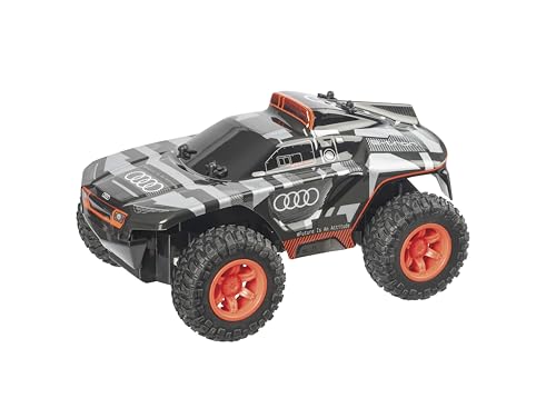 Mondo Motors Audi Q Etron Paris Dakar, Modell im Maßstab 1:24, bis zu 8 km/h Geschwindigkeit, Spielzeugauto für Kinder 63820 von Mondo