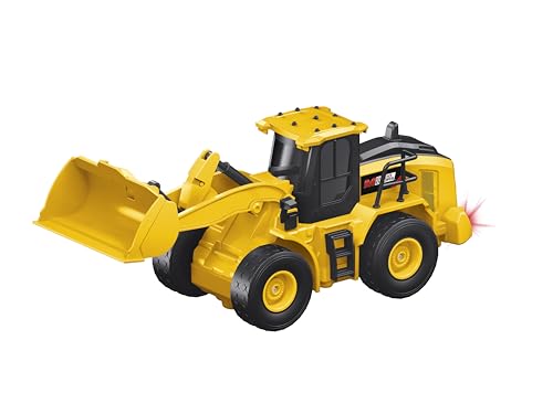 Mondo Motors Bulldozer ferngesteuertes Modell im Maßstab 1:24 inkl. wiederaufladbaren Batterien, ferngesteuerte Bewegungen, Kinderspielzeug 63848 von Mondo