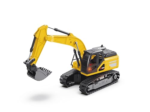 Mondo Motors Fernsteuerung Bagger, Modell im Maßstab 1:24, inklusive wiederaufladbarem Batterien-Paket, Bewegungen über die Fernbedienung steuerbar, Spielzeug für Kinder 63847 Mondo Motors Fernsteuerung Bagger, Modell im Maßstab 1:24, inklusive wiederaufladbarem Batterien-Paket, Bewegungen über die Fernbedienung steuerbar, Spielzeug für Kinder 63847 von Mondo