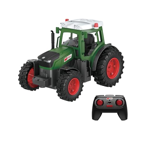 Mondo Motors Funkferngesteuertes Traktor, Modell im Maßstab 1:24, inkl. wiederaufladbarem Batterien, Spielzeug für Kinder 63863 von Mondo