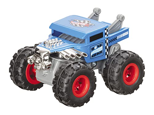 Mondo Motors – Hot Wheels Monster Trucks Bone Shaker – Ferngesteuertes Kinderauto – Blau – 63649 von Mondo