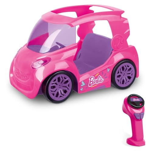 Mondo Motors - Mattel Barbie City Car 2.4 GHz - für Kinder - Realistische Details - Fuchsia - 63698 von Mondo