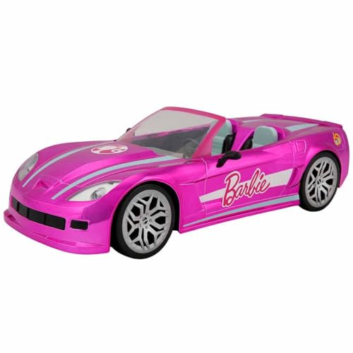 Mondo Motors 63619 Barbie RC Dream Car, ferngesteuertes Auto für Kinder mit Platz für 2 Puppen, 43 x 18 x 13 cm, mit Fernbedienung, Spielzeug ab 3 Jahre von Mondo Motors