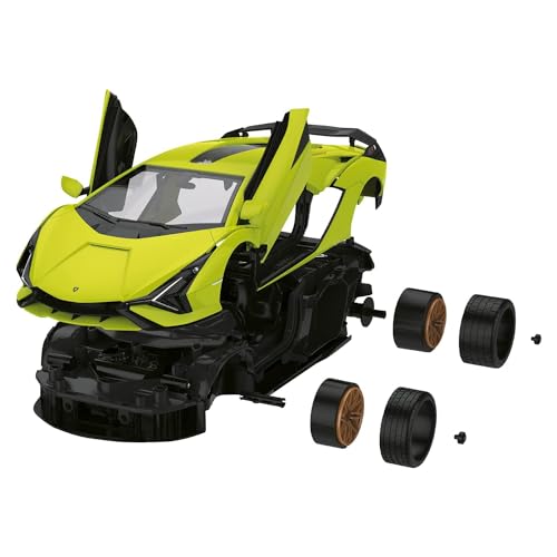 Mondo Motors RC Kit Lamborghini Sian, Geschwindigkeit 8 km/h, Maßstab 1:18, Grün, 63692 von Mondo