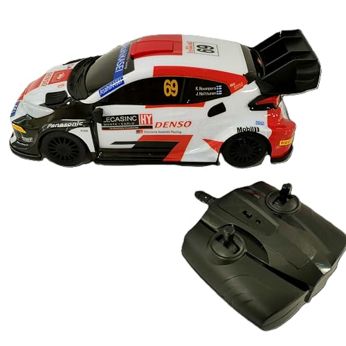 Mondo Motors Toyota GR Yaris WRC ferngesteuertes Modell, Maßstab 1:14, wiederaufladbare Batterien enthalten, Spielzeugauto 63860 Mondo Motors Toyota GR Yaris WRC ferngesteuertes Modell, Maßstab 1:14, wiederaufladbare Batterien enthalten, Spielzeugauto 63860 von Mondo