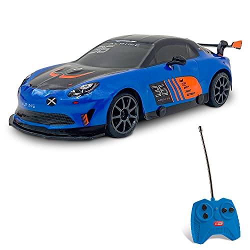 Mondo Motors, RENAULT ALPINE GT4 , Modell im Maßstab 1: 28, Geschwindigkeit bis zu 8 km / h, Spielzeugauto für Kinder - 63609 von Mondo