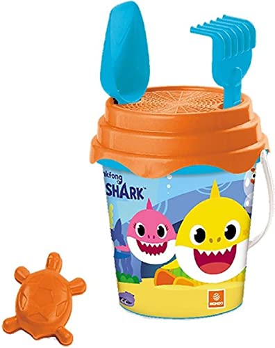 Mondo Toys - BUCKET SET + WATER CAN BABY SHARK - Sandeimer Set ø17 cm mit Giesser - 6-Teiliges Strandspielzeug Set für Kinder ab 3 Jahren, Strandset - 28643 Mondo Toys - BUCKET SET + WATER CAN BABY SHARK - Sandeimer Set ø17 cm mit Giesser - 6-Teiliges Strandspielzeug Set für Kinder ab 3 Jahren, Strandset - 28643 von Mondo