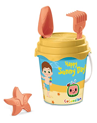 Mondo Toys - BUCKET SET + WATER CAN COCOMELON - Sandeimer Set ø17 cm mit Giesser - 6-Teiliges Strandspielzeug Set für Kinder ab 3 Jahren, Strandset - 28700 Mondo Toys - BUCKET SET + WATER CAN COCOMELON - Sandeimer Set ø17 cm mit Giesser - 6-Teiliges Strandspielzeug Set für Kinder ab 3 Jahren, Strandset - 28700 von Mondo