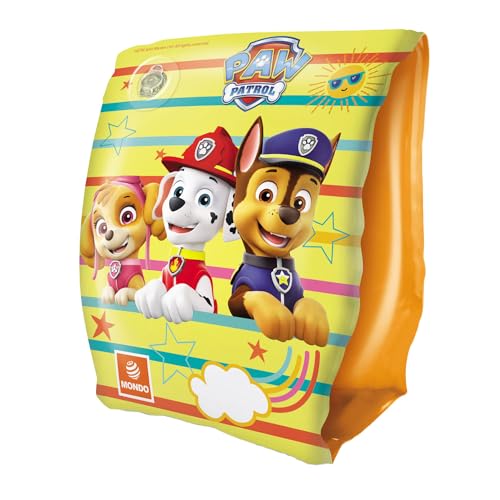 Mondo Toys - PAW PATROL Arm Bands - Sicherheitsarmlehnen für Kinder - Material PVC - geeignet für Kinder von 2 bis 6 Jahren mit Gewicht 6 - 20 kg - 16934 Mondo Toys - PAW PATROL Arm Bands - Sicherheitsarmlehnen für Kinder - Material PVC - geeignet für Kinder von 2 bis 6 Jahren mit Gewicht 6 - 20 kg - 16934 von Mondo