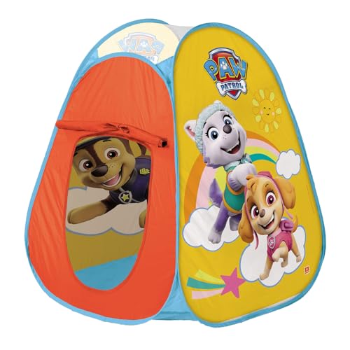 Mondo Toys – Paw Patrol Pop-Up Tent – Spielzelt für Jungen und Mädchen – einfach zu montieren, leicht zu öffnen, inklusive Tragetasche – 28388 von Mondo