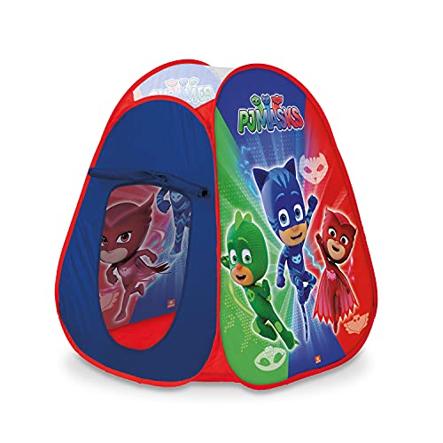 Mondo Toys – Pj Masks Pop-Up Tent – Spielzelt für Jungen und Mädchen – einfach zu montieren, leicht zu öffnen, inklusive Tragetasche – 28435 von Mondo
