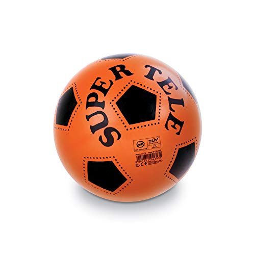 mondo - SUPERTELE Fluo Bio Toys - Fußball Super Tele für Kinder,, BioBall-04603, Mehrfarbig, 5, 04603 von Mondo