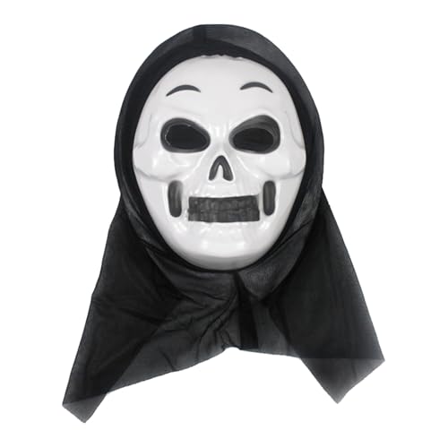 Monduelle Halloween Horror Scream Maske Ghost Gesichtsmaske Geist Maske Halloween Kostüm Zubehör für Geisterhaus Mottopartys Rollenspiele Schwarz C Einheitsgröße Monduelle Halloween Horror Scream Maske Ghost Gesichtsmaske Geist Maske Halloween Kostüm Zubehör für Geisterhaus Mottopartys Rollenspiele Schwarz C Einheitsgröße von Monduelle