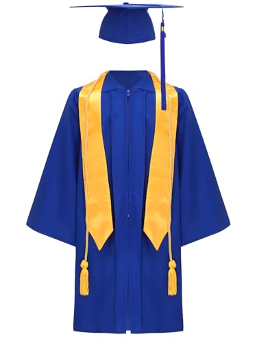 Monduelle Kinder Abschluss Talar und Doktorhut Quasten Robe Umhang Für Jungen Mädchen Vorschule Kindergarten Abschlussfeier von Monduelle