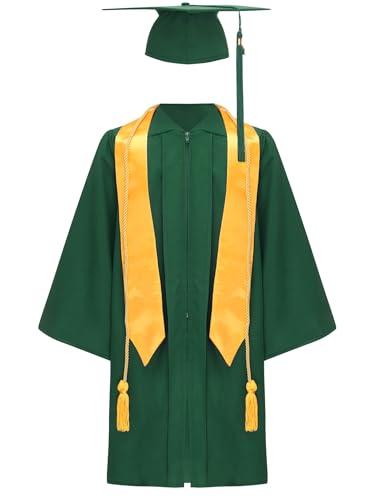 Monduelle Kinder Abschluss Talar und Doktorhut Quasten Robe Umhang Für Jungen Mädchen Vorschule Kindergarten Abschlussfeier von Monduelle